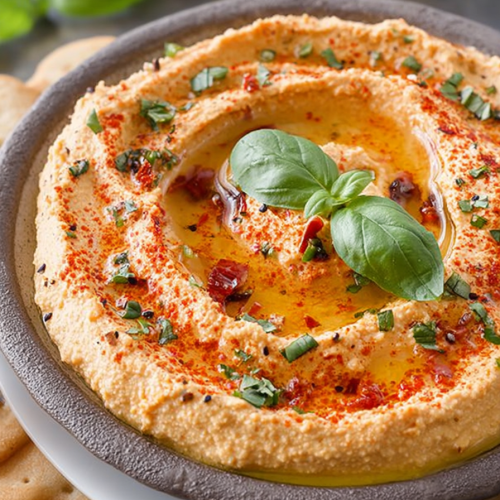Delish Sun Dried Tomato Basil Hummus