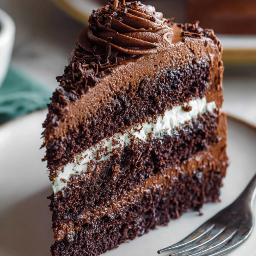 Delish Triple Chocolate Layer Cake
