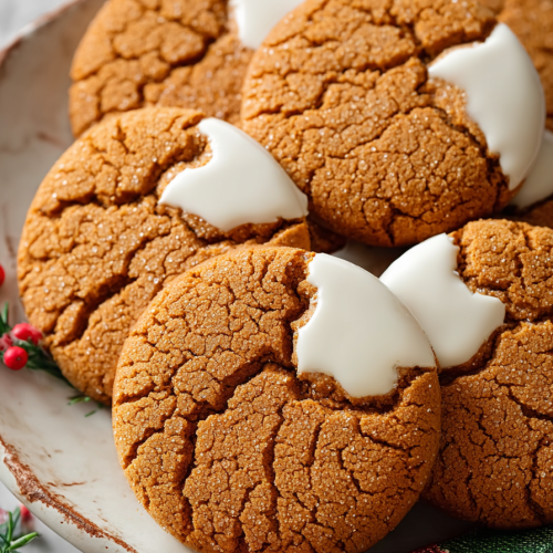 Delish White Chocolate Ginger Cookies