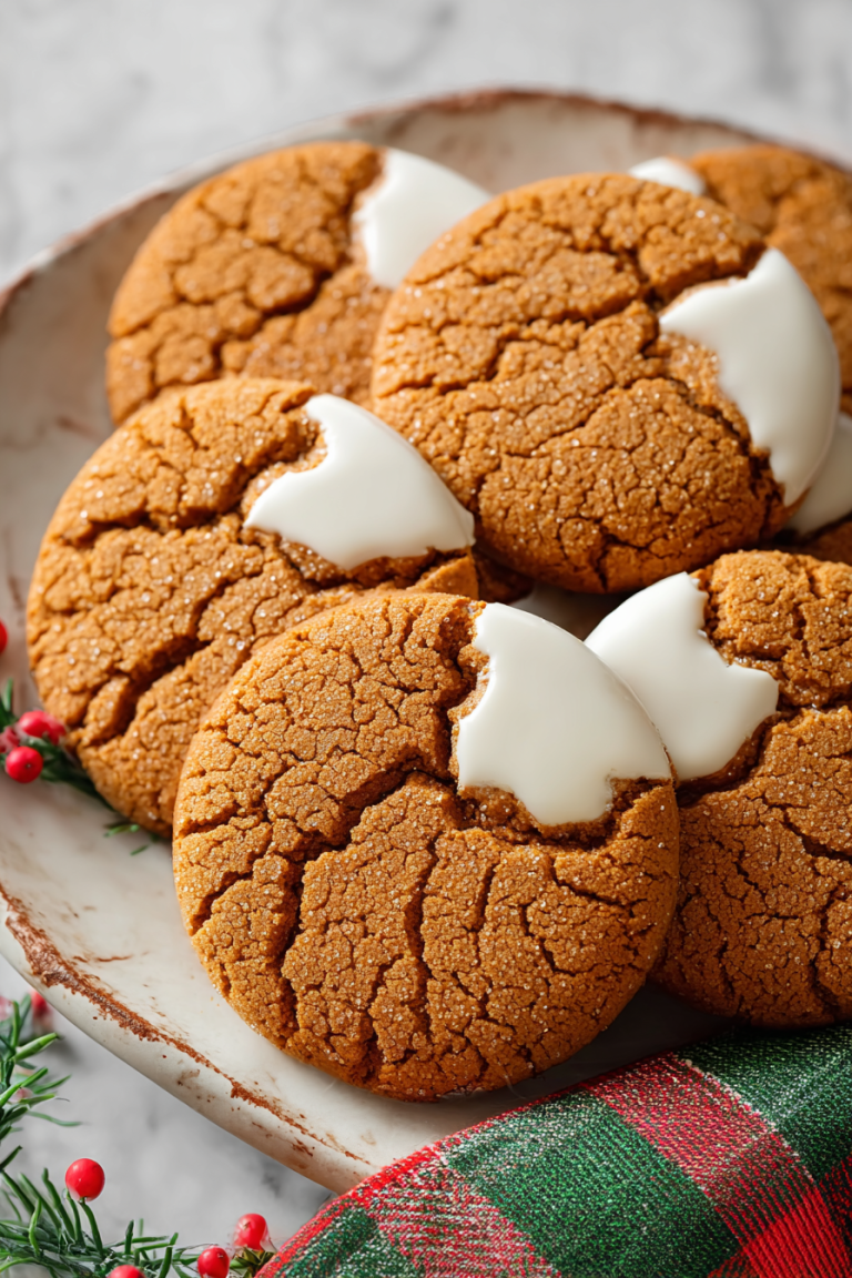 Delish White Chocolate Ginger Cookies