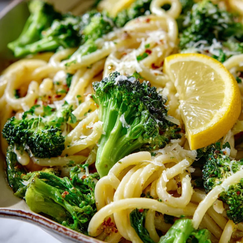 Easy 20-Minute Lemon Broccoli Pasta Skillet
