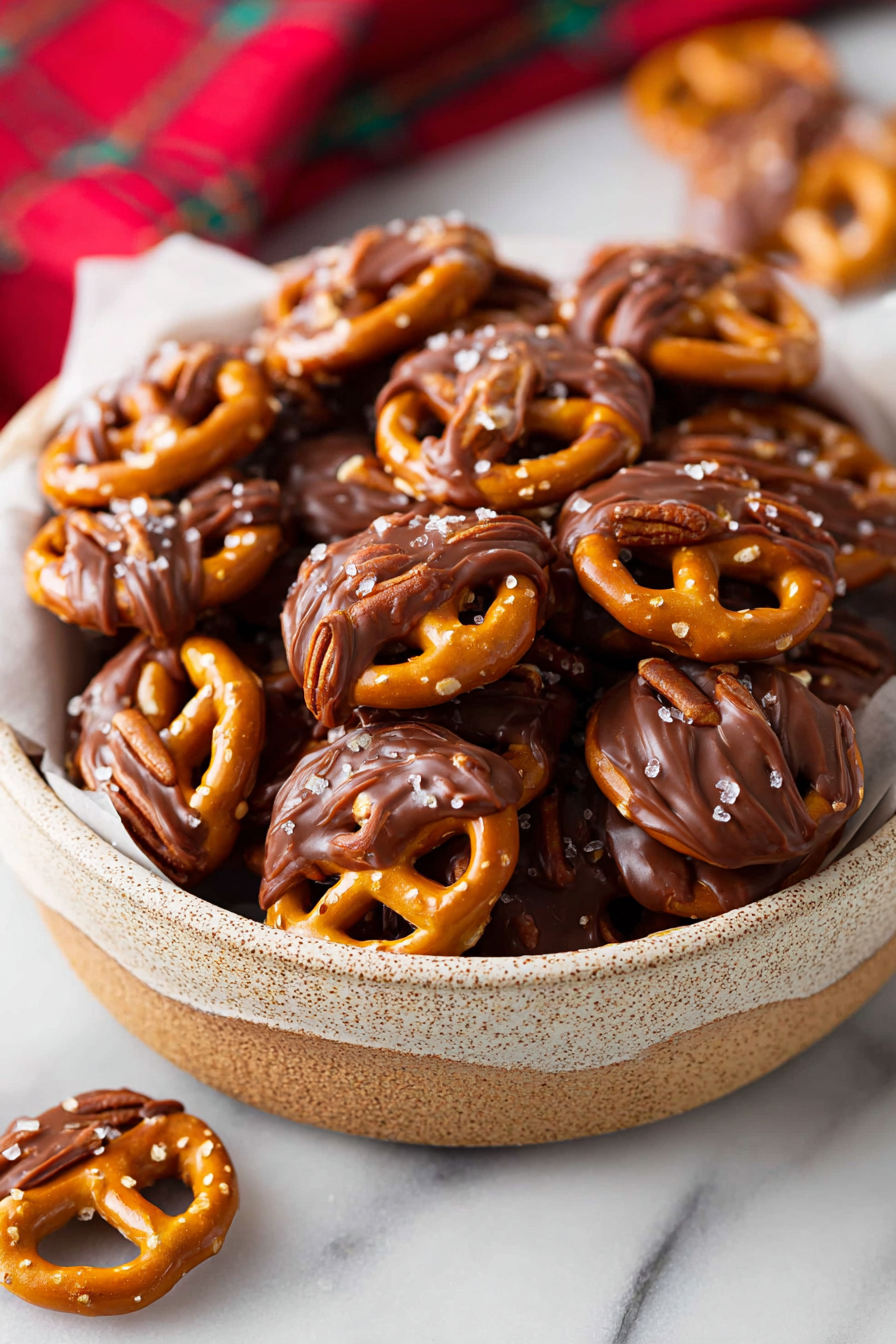 Easy 3-Ingredient Pretzel Turtles