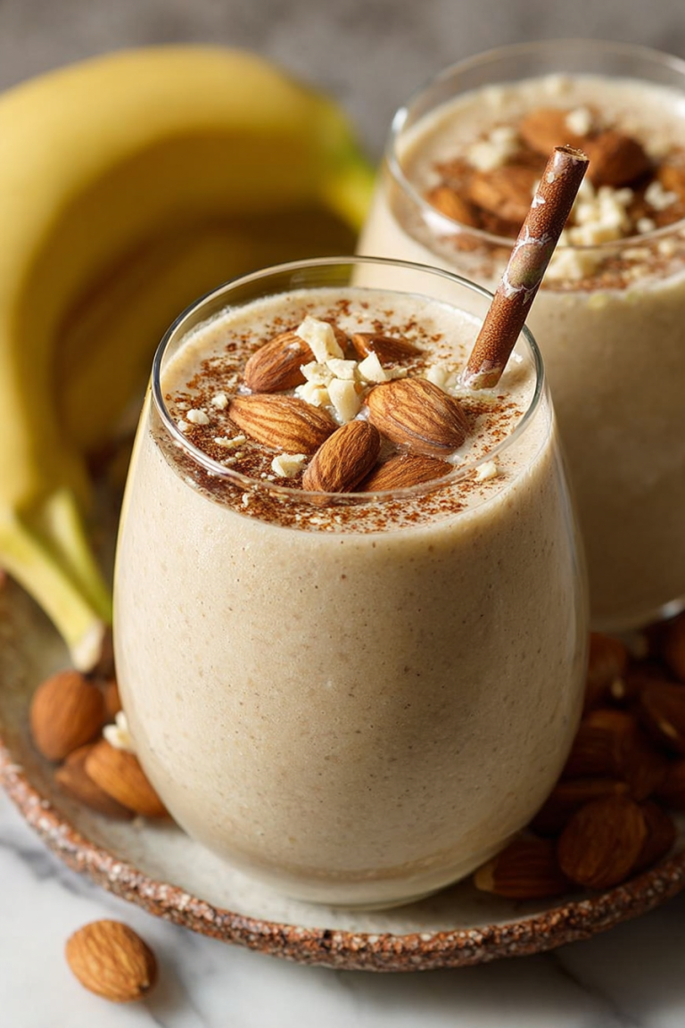 Easy Banana Almond Flax Smoothie Recipes