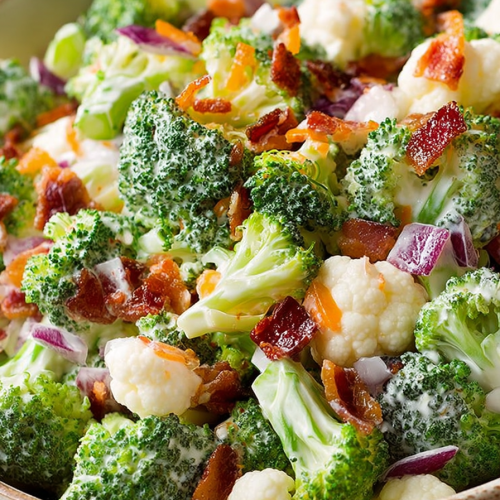 Easy Broccoli Cauliflower Salad Recipes