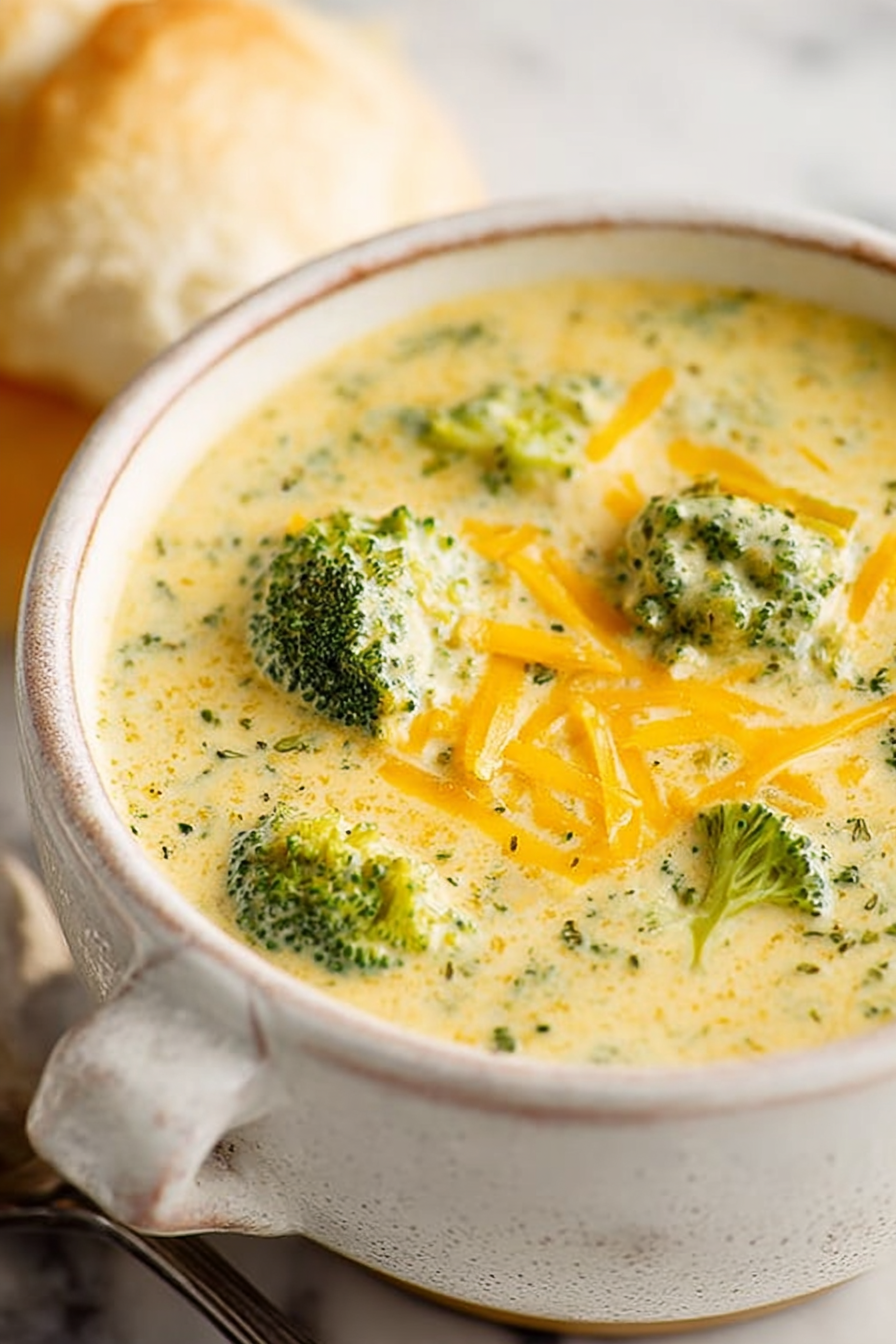 Easy Broccoli Cheese Soup Like Panera