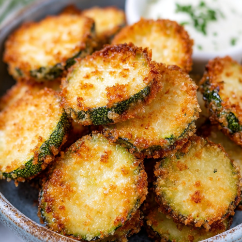 Easy Crispy Fried Zucchini Recipe