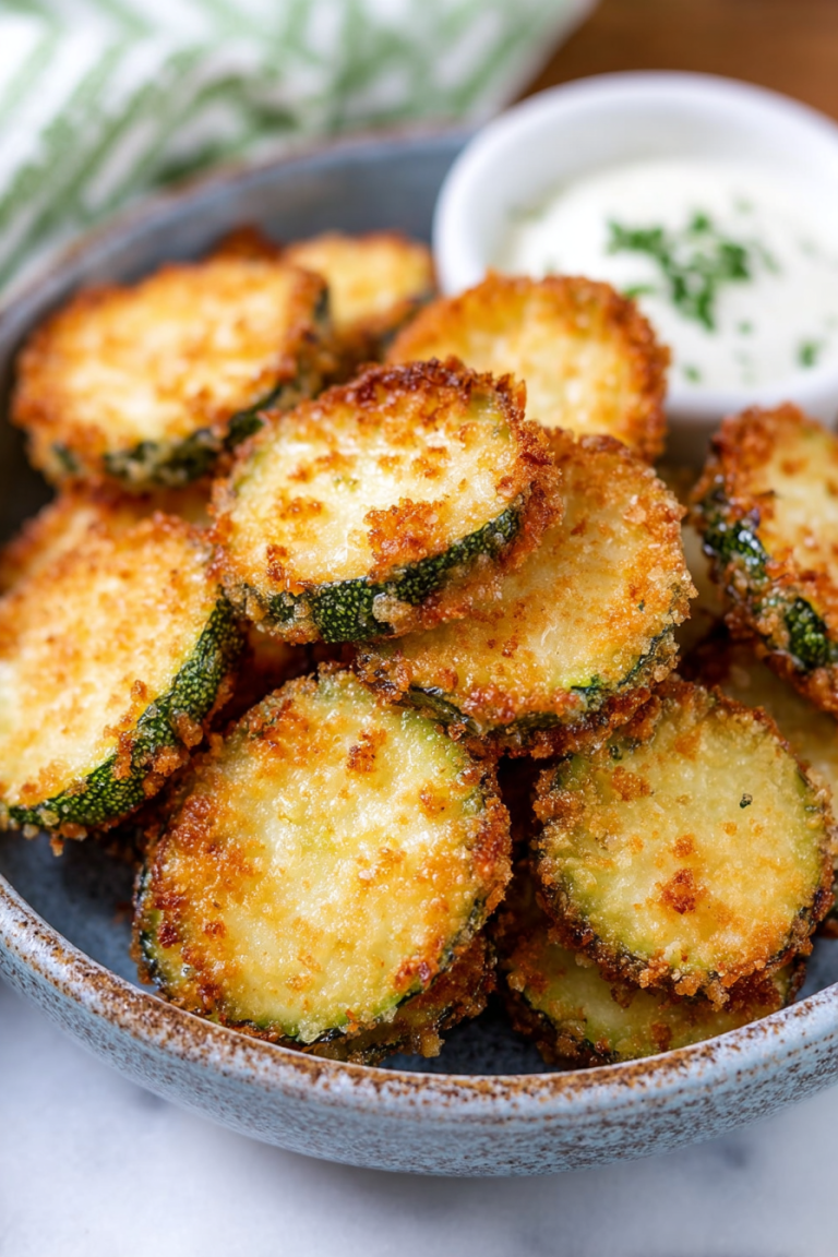 Easy Crispy Fried Zucchini Recipe