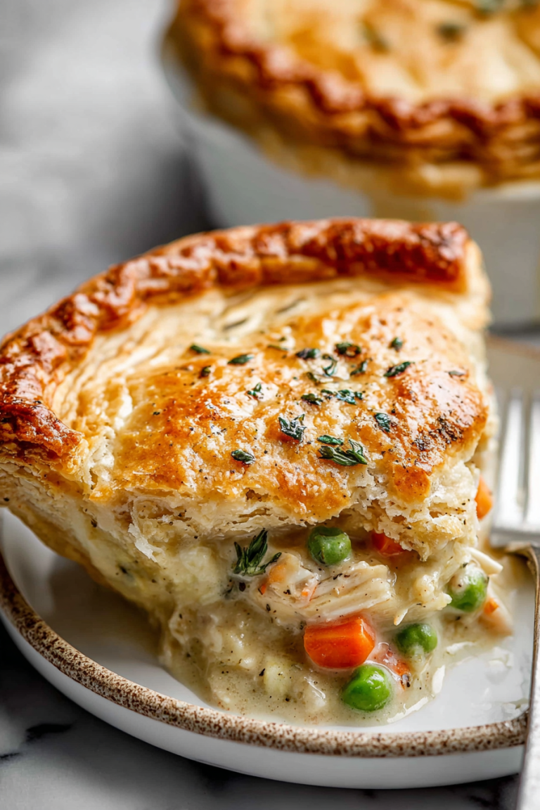 Easy Double Crust Chicken Pot Pie Recipe