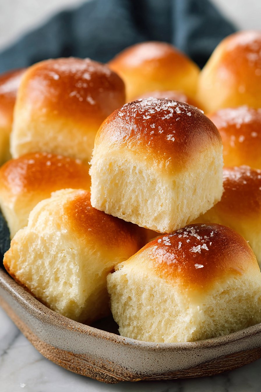 Easy Fluffy Dinner Rolls in One Hour
