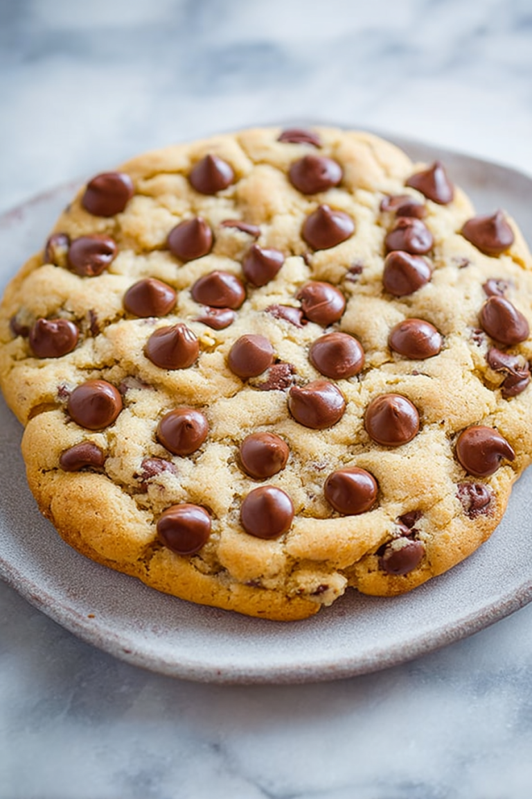 Easy One Bowl Extra Large Chocolate Chip Cookie Recipe