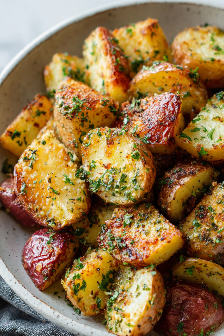 Easy Parmesan Herb Roasted Potatoes