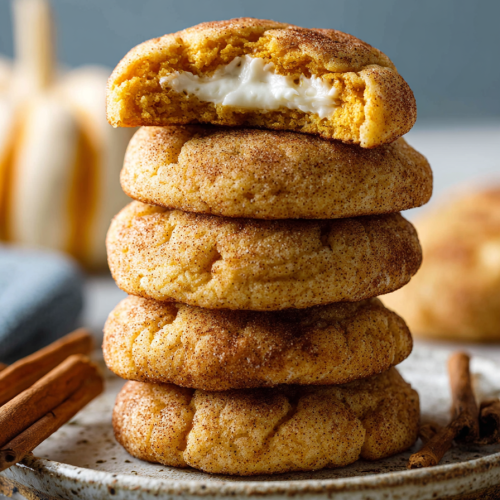 Easy Pumpkin Cheesecake Snickerdoodles