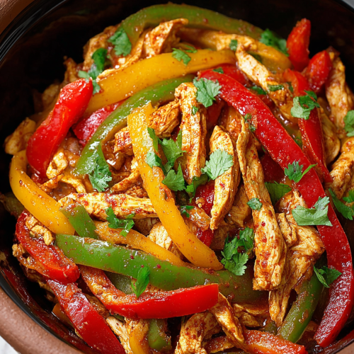 Easy Slow Cooker Chicken Fajitas
