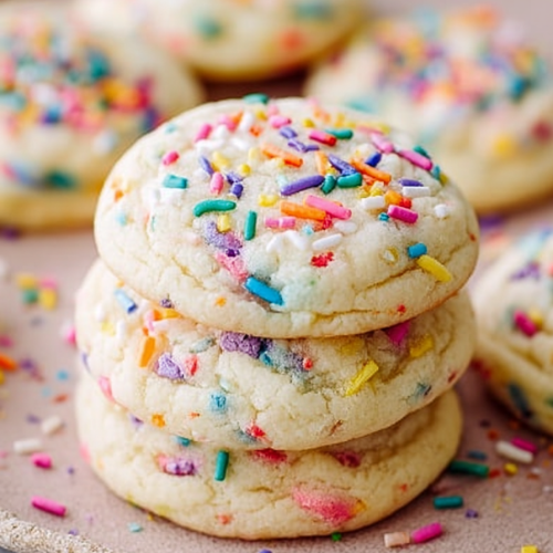 Easy Soft Baked Funfetti Sugar Cookies