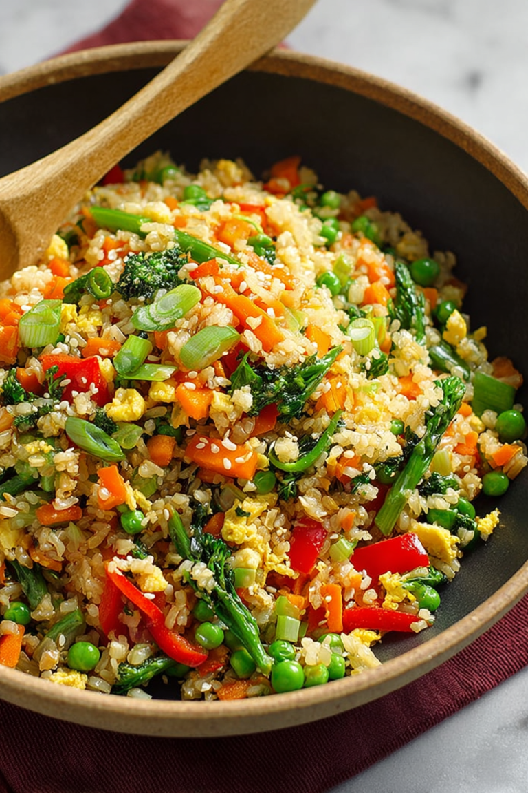 Easy Veggie Fried Rice Recipe