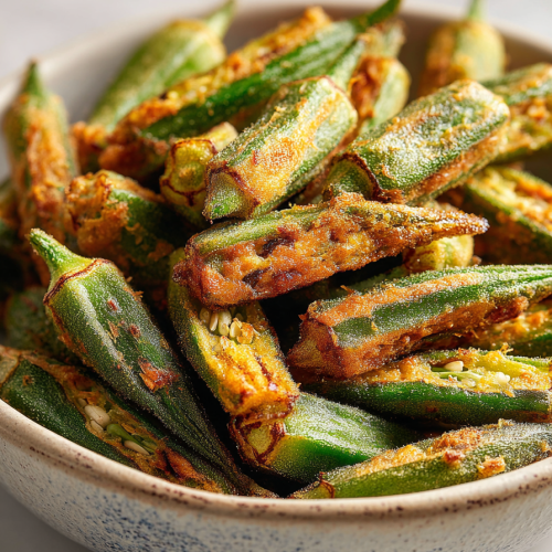 Air Fryer Crispy Fried Okra