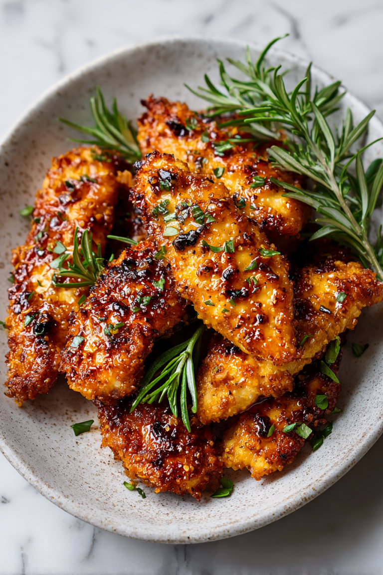 Air Fryer Honey Garlic Chicken Tenders
