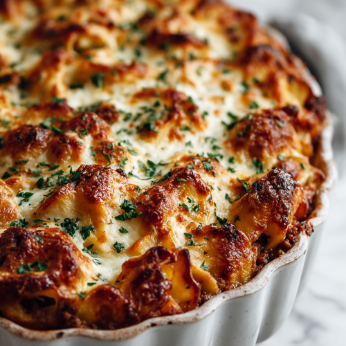 Beefy Tortellini Bake Recipe