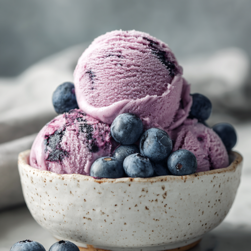 Blueberry Greek Frozen Yogurt Recipe