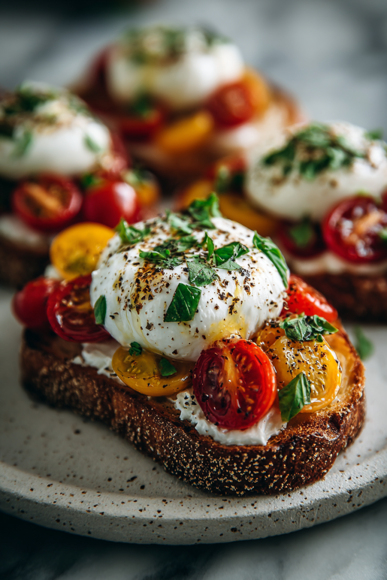 Burrata Bruschetta Delights