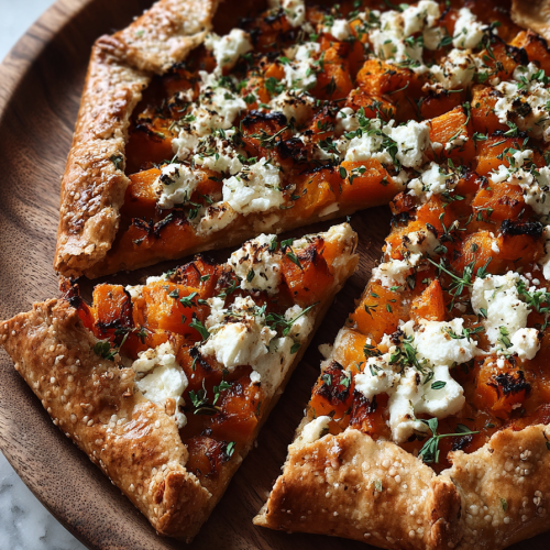 Butternut Squash and Goat Cheese Galette