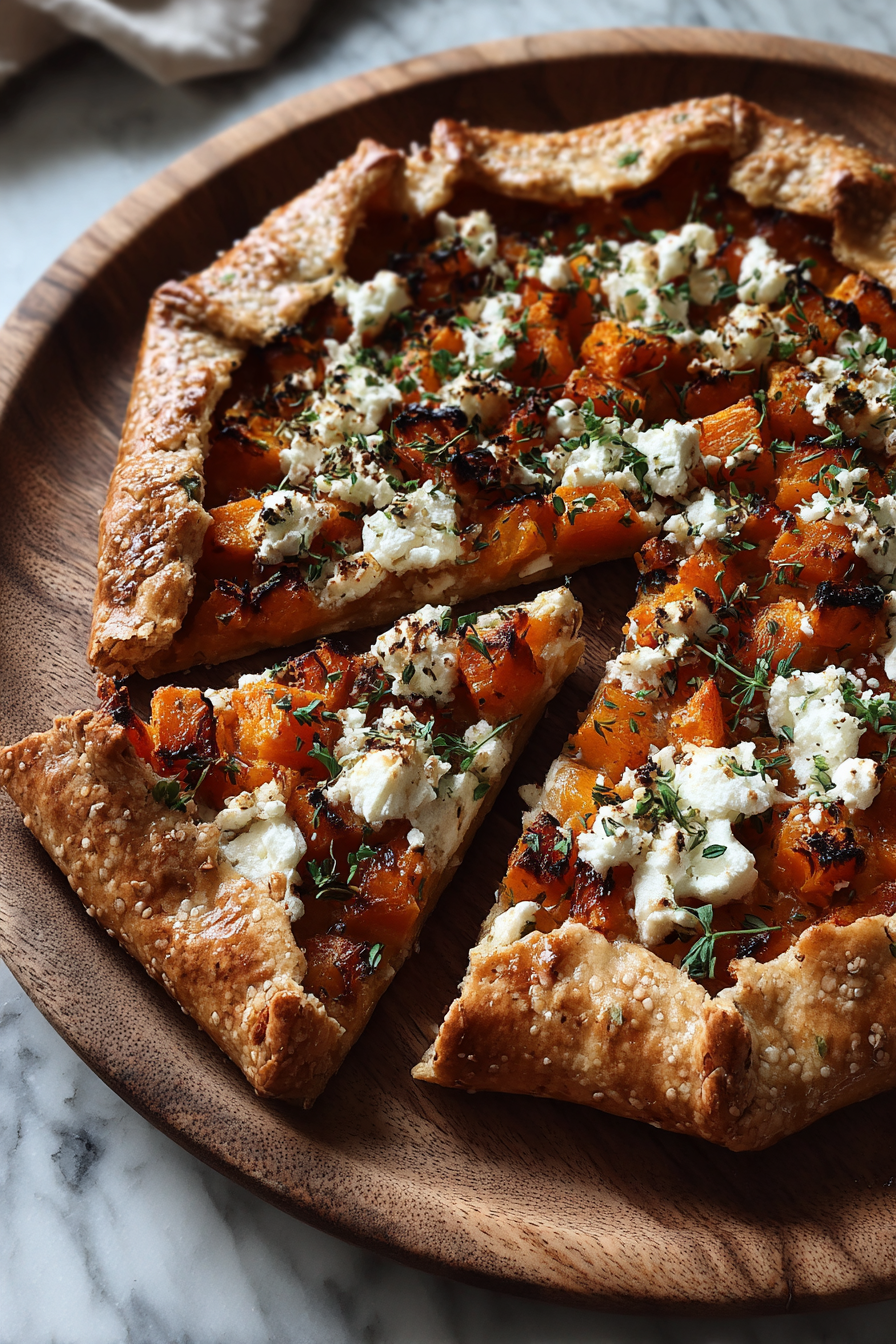 Butternut Squash and Goat Cheese Galette