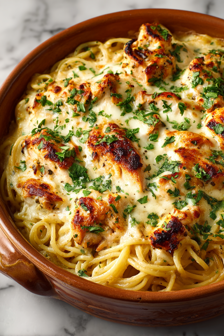 Cajun Chicken Spaghetti Bake
