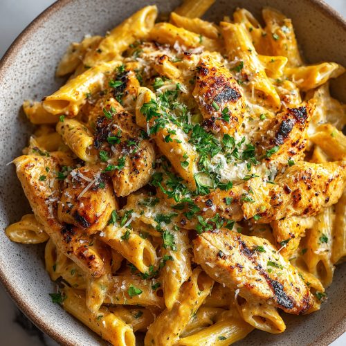 Cajun Garlic Butter Chicken Penne