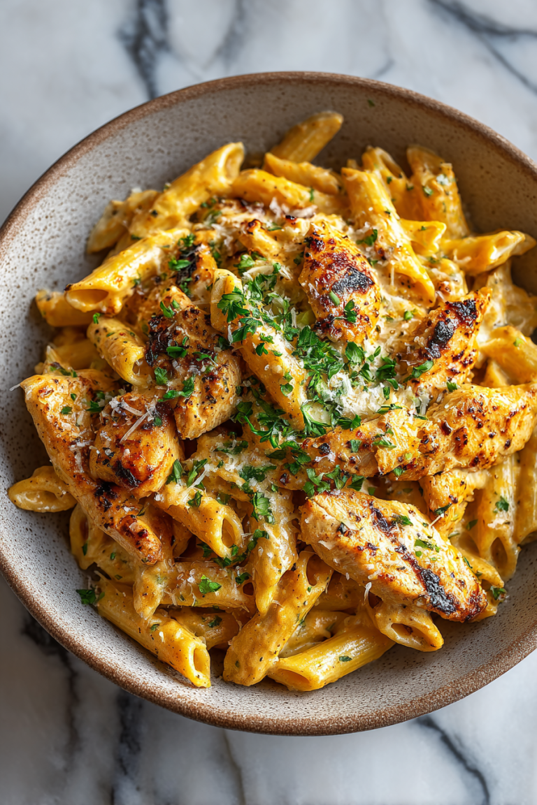 Cajun Garlic Butter Chicken Penne