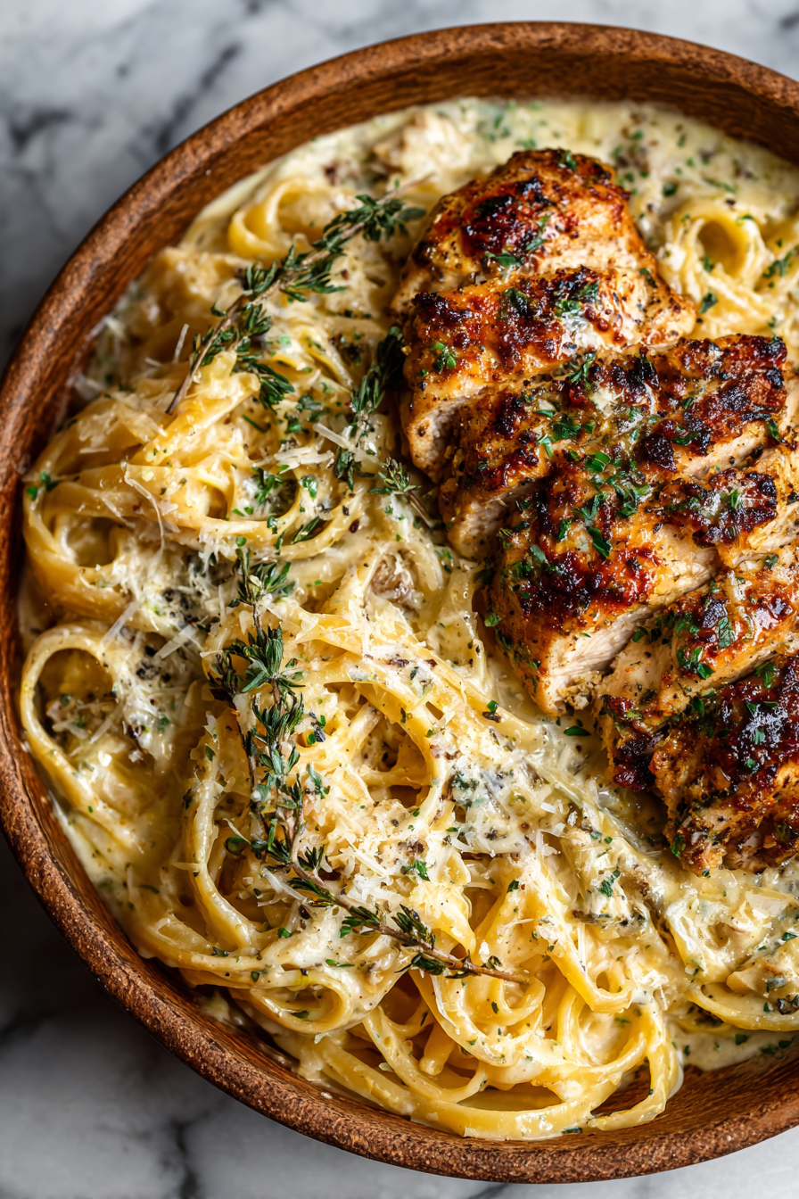 Cajun Garlic Chicken Linguine Recipe
