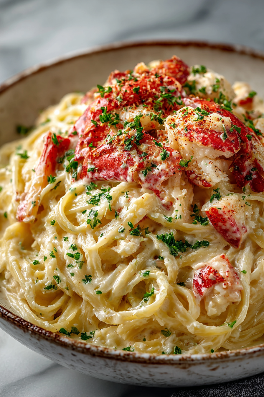 Cajun Seafood Alfredo with Crab