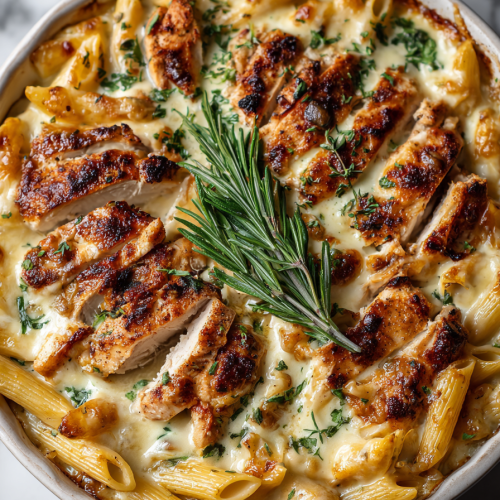 Cheesy Cajun Chicken Dinner Bake