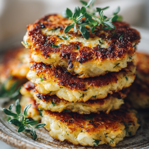 Cheesy Cauliflower Patties Recipe