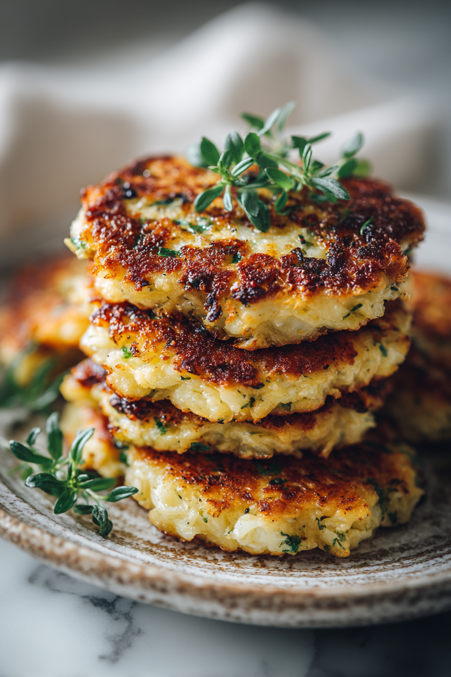 Cheesy Cauliflower Patties Recipe