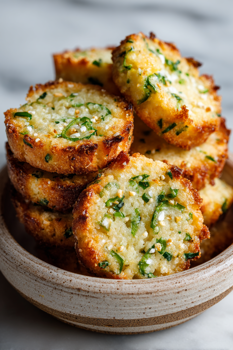 Cheesy Jalapeno Shortbread Delight