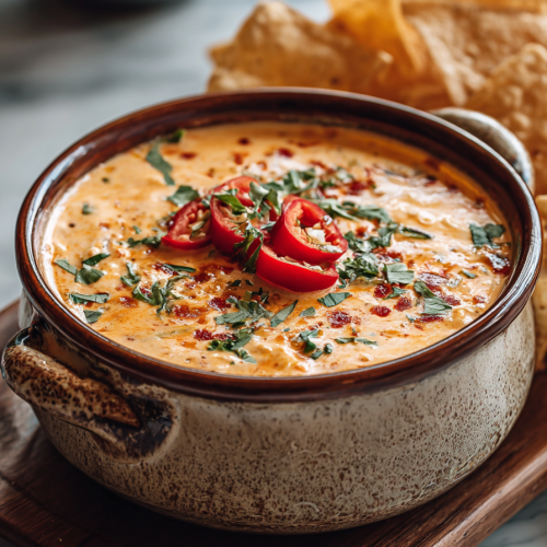 Cheesy Rotel Ranch Queso Recipe