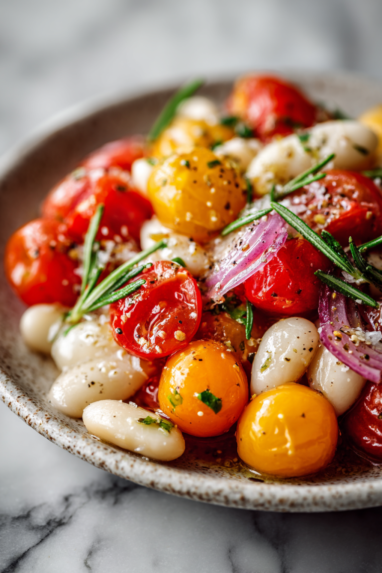 Cherry Tomato and White Bean Salad