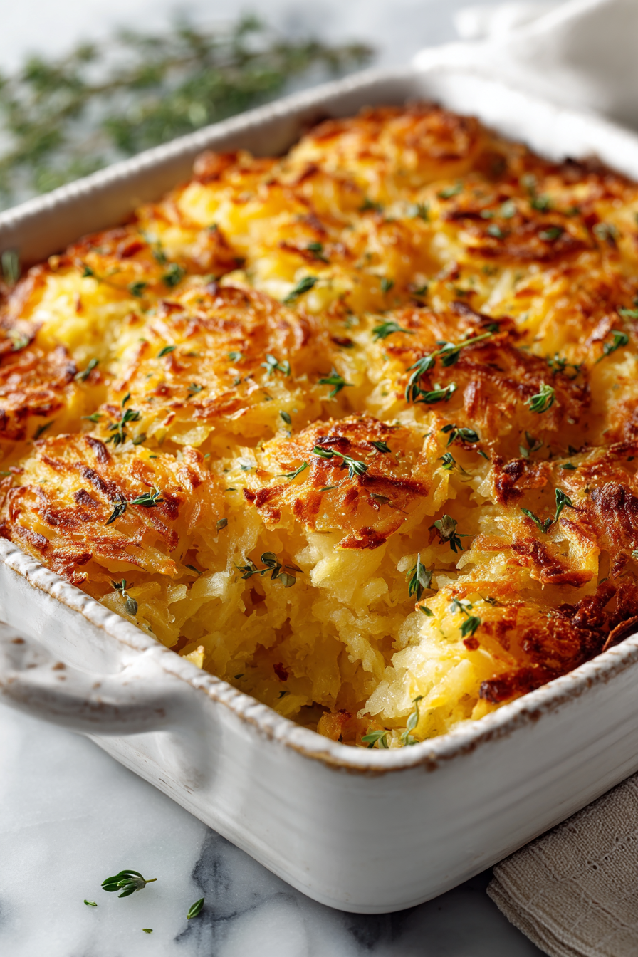 Copycat Cracker Barrel Hash Brown Casserole