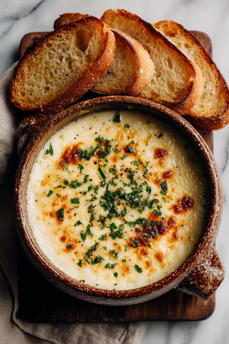 Creamy Alfredo Lasagna Soup