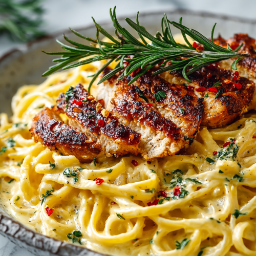 Creamy Cajun Chicken Linguine