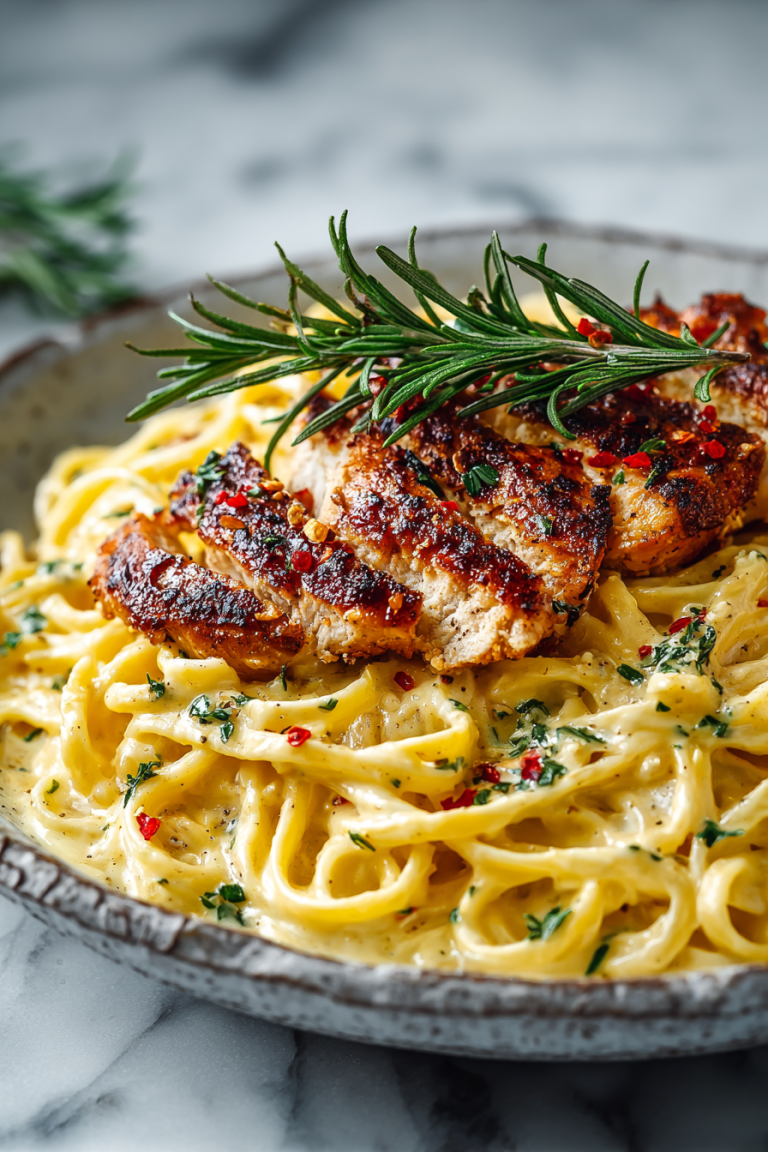 Creamy Cajun Chicken Linguine