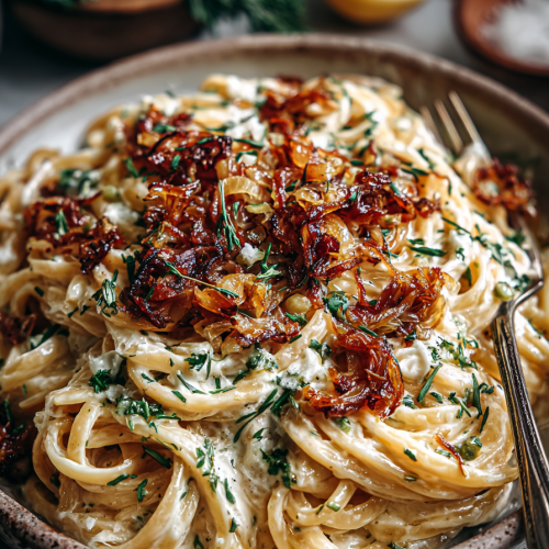 Creamy Caramelized Onion Pasta Recipes