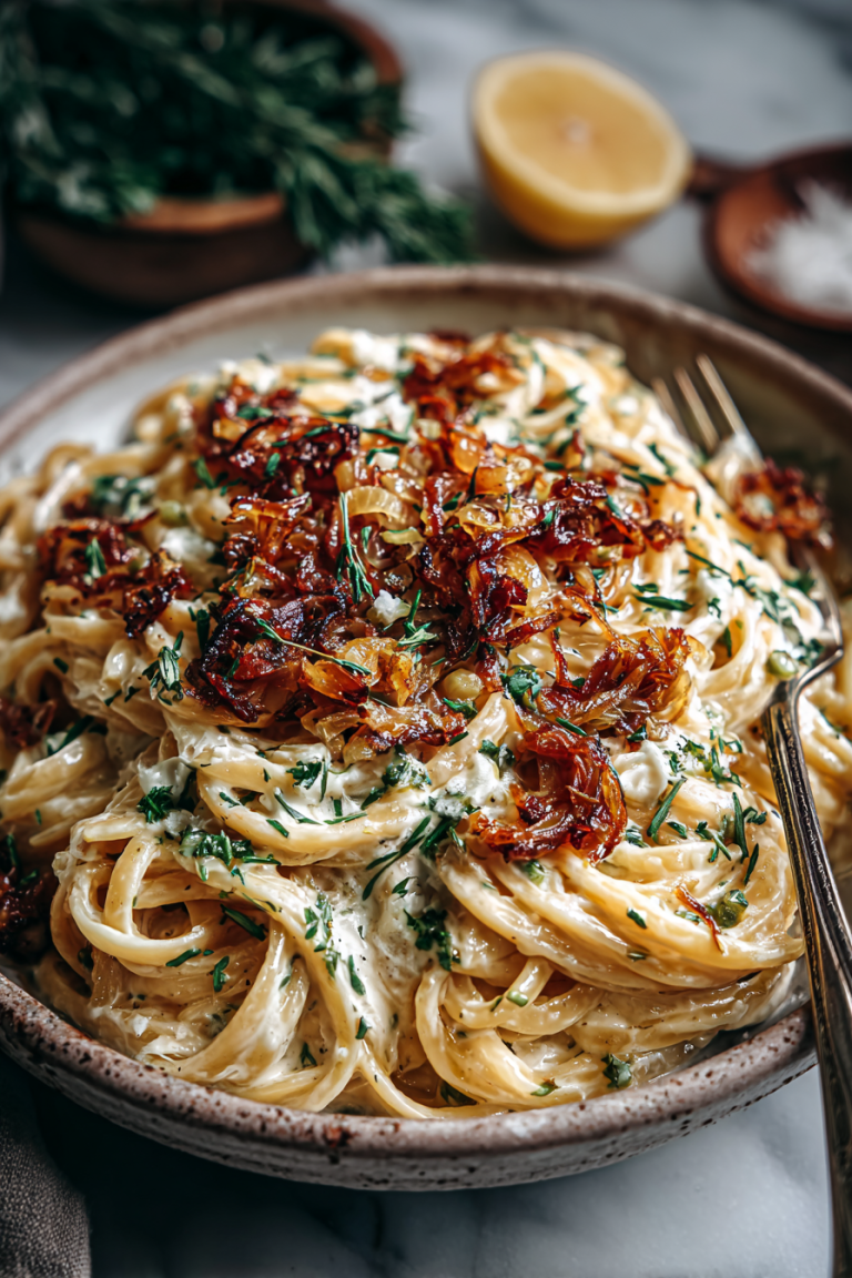 Creamy Caramelized Onion Pasta Recipes
