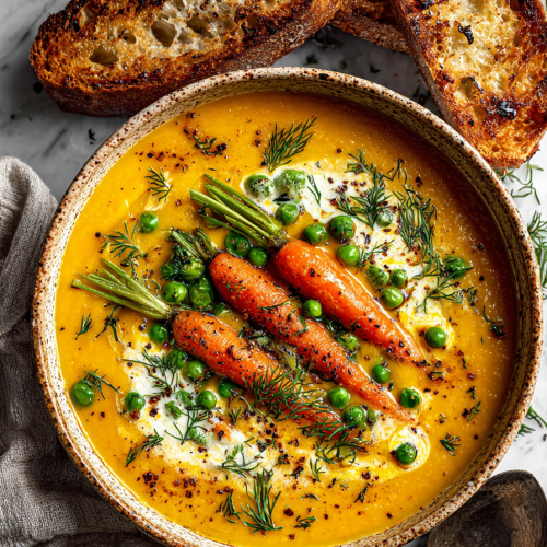 Creamy Carrot Pea Dinner Recipes