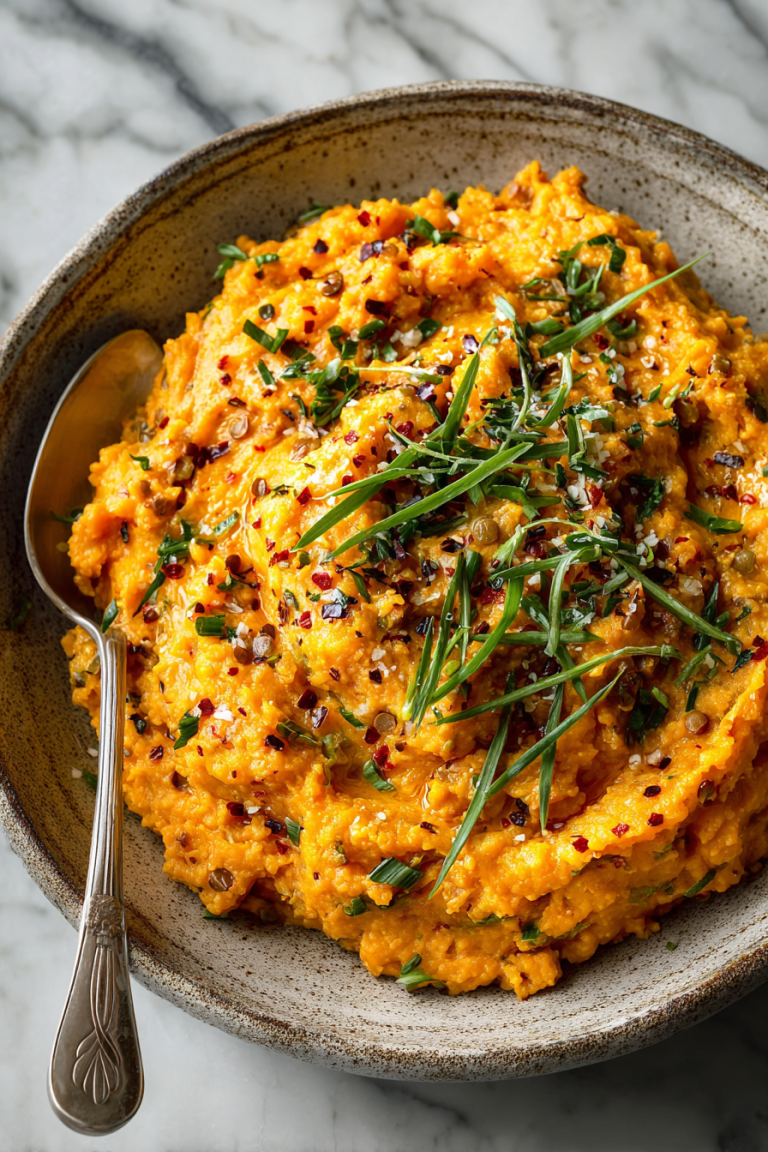 Creamy Red Lentil Butternut Squash Dinner