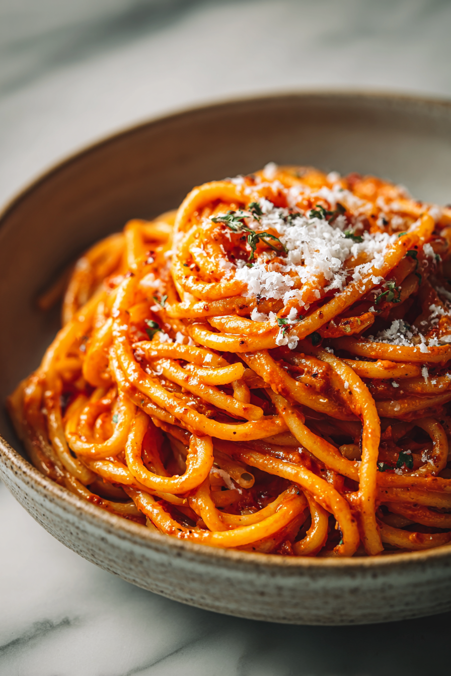 Creamy Roasted Red Pepper Pasta