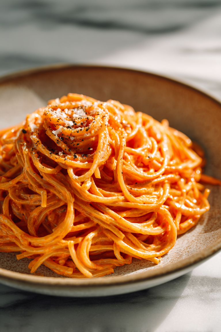 Creamy Tomato Garlic Pasta