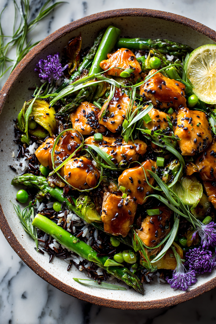 Delish Teriyaki Chicken Stir Fry
