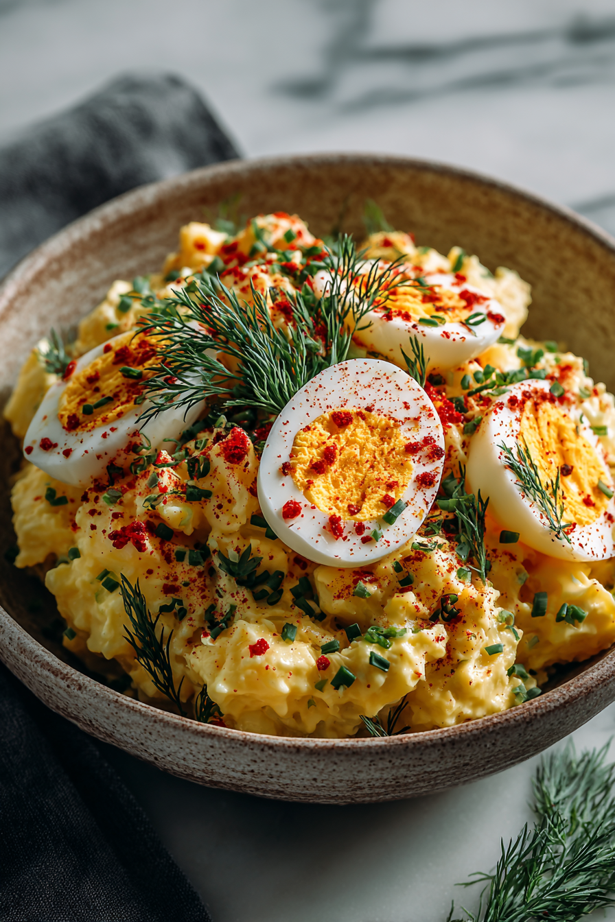 Deviled Egg Potato Salad