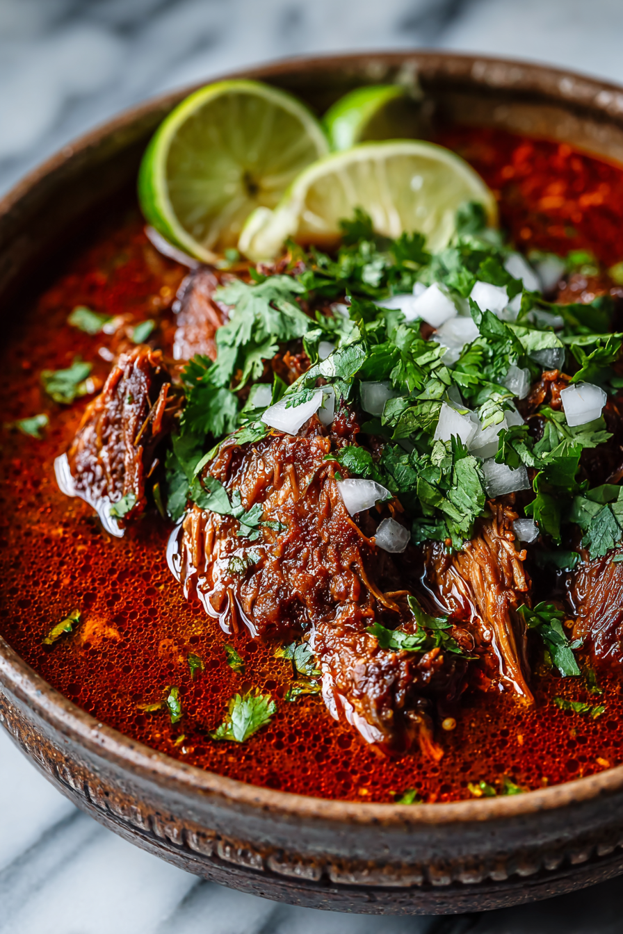 Easy Crockpot Mexican Beef Birria